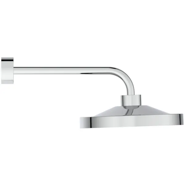 Regenbrause Idealrain Solos mit Wandanschluss mit LED-Leuchtring Chrom Regenbrause Idealrain Solos mit Wandanschluss mit LED-Leuchtring Chrom