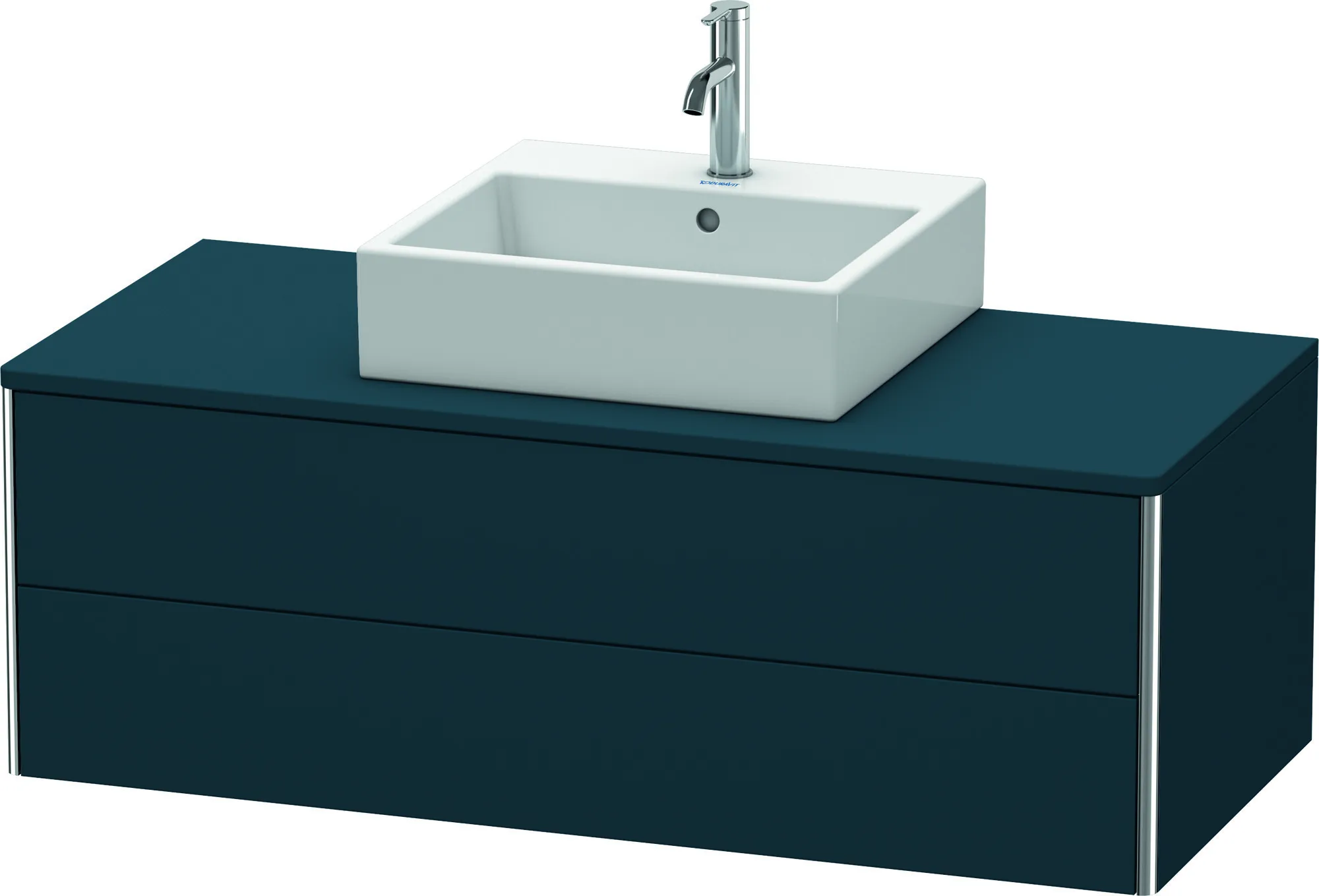 Duravit Waschtischunterschrank wandhängend „XSquare“ 120 × 40 × 54,8 cm Nachtblau Seidenmatt Duravit Waschtischunterschrank wandhängend „XSquare“ 120 × 40 × 54,8 cm Nachtblau Seidenmatt