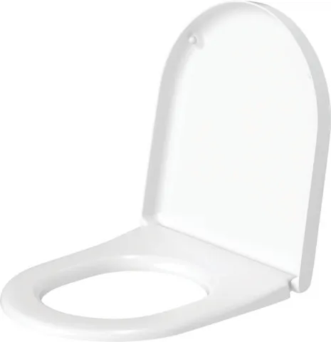Duravit WC-Sitz „Starck 3“ 37 × 43,6 × 3,8 cm in, Scharniere Edelstahl Duravit WC-Sitz „Starck 3“ 37 × 43,6 × 3,8 cm in, Scharniere Edelstahl