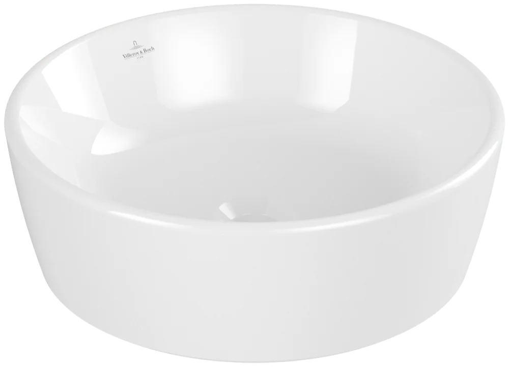 Villeroy & Boch Aufsatzwaschbecken Architectura, rund, weiß Alpin, 450x450x155 mm