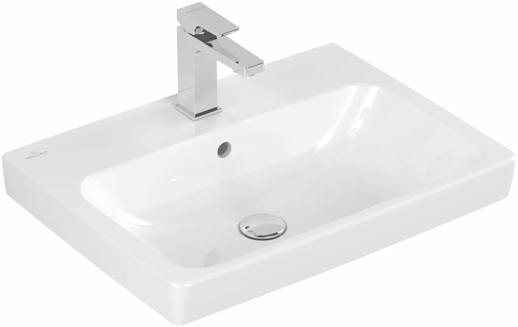 Villeroy & Boch Architectura Waschbecken 600x445mm, Rechteck, Weiß Alpin