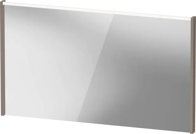 Duravit Spiegel mit LED-Beleuchtung „D-Code“ 120 × 70 cm in Basalt Matt