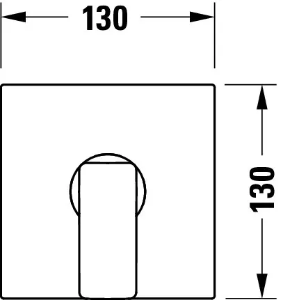Duravit Einhand-Unterputz-Armatur „Manhattan“ in Chrom Duravit Einhand-Unterputz-Armatur „Manhattan“ in Chrom