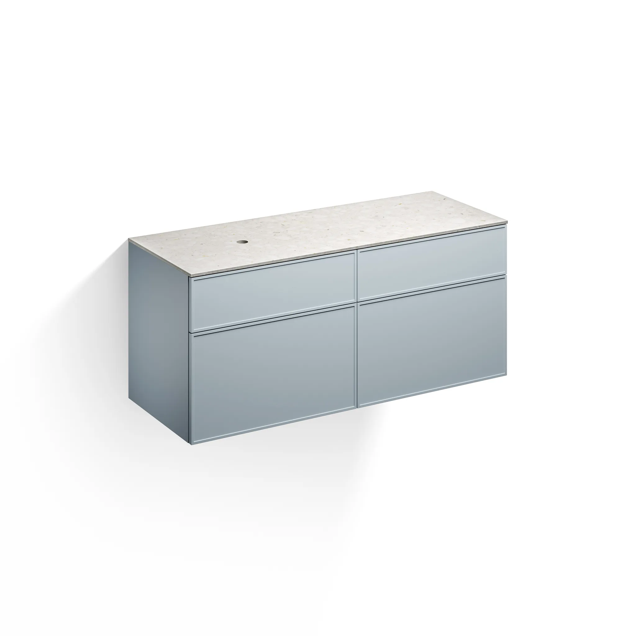 Alape Möbelmodul Arkta 1400x600 Neolith Silk/Türkisgrau