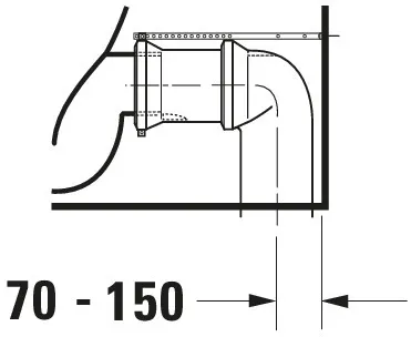 Stand-WC Big Toilet Starck 3 740 mm Tiefspüler,f.SPK,Abg.Vario,weiß,HYG