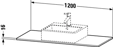 Duravit Konsole „XSquare“