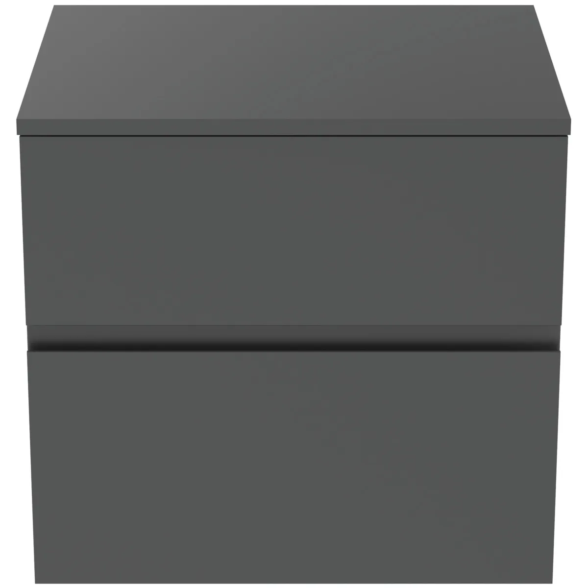 Ideal Standard Waschtischunterschrank Finesse 602x505x558mm 2 Auszüge Anthrazit matt Ideal Standard Waschtischunterschrank Finesse 602x505x558mm 2 Auszüge Anthrazit matt