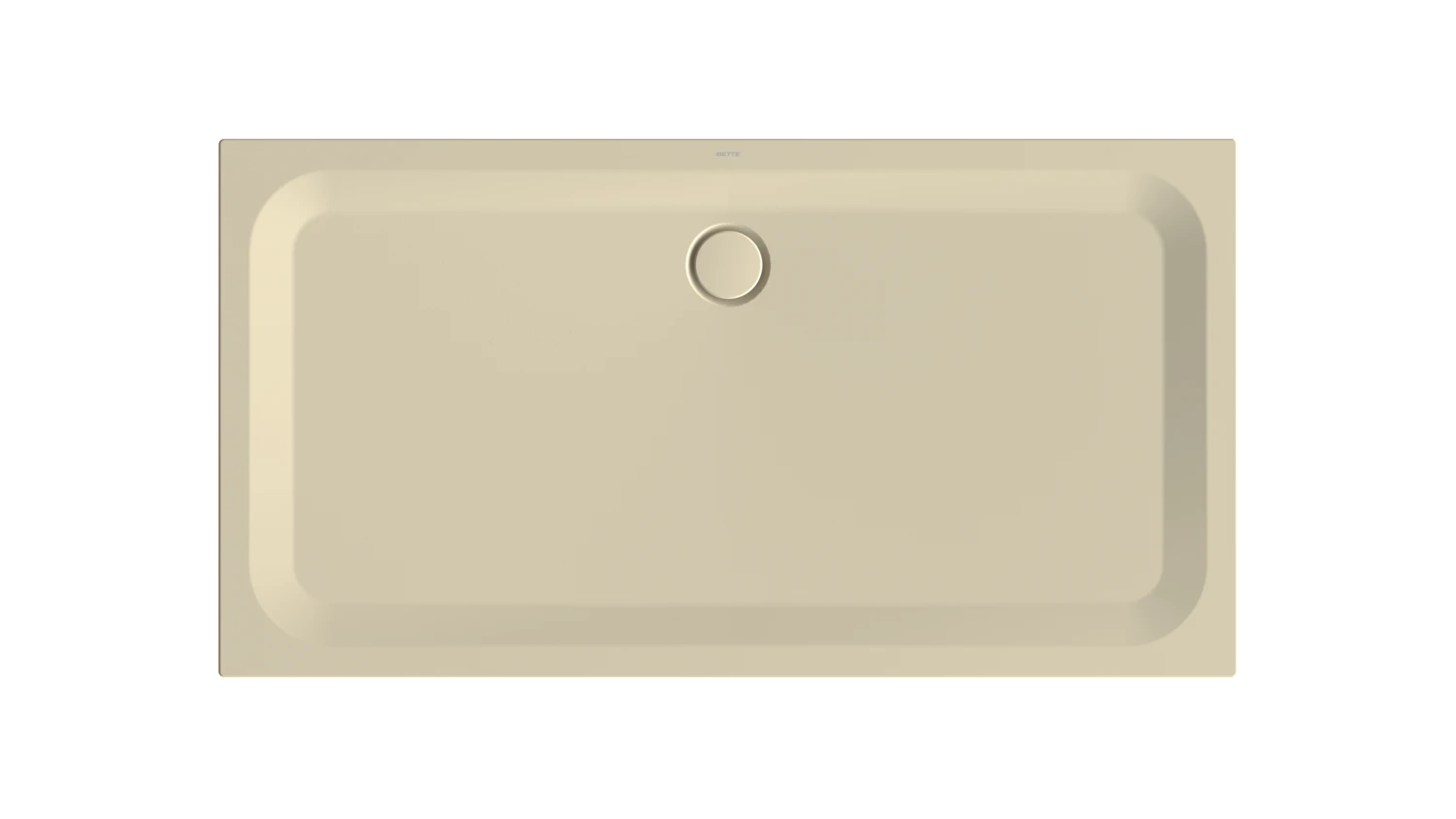 Bette rechteck Duschwanne „BetteUltra“ 1700 × 900 mm mit BetteAntirutsch Pro, ohne Oberflächenveredelung, ohne Wannenträger, in Cream