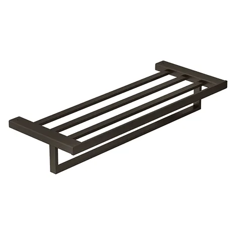 VELA C Handtuchablage mit Badetuchhalter chrom