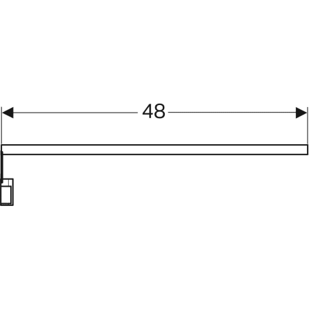 Geberit Zubehör/Ersatzteile für Badezimmerzubehör „Lichtleiste“ Geberit Zubehör/Ersatzteile für Badezimmerzubehör „Lichtleiste“