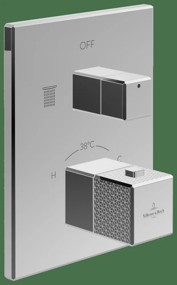 Villeroy & Boch Mettlach Unterputz-Thermostat YJ6-16 150x190x129mm Chrom Villeroy & Boch Mettlach Unterputz-Thermostat YJ6-16 150x190x129mm Chrom