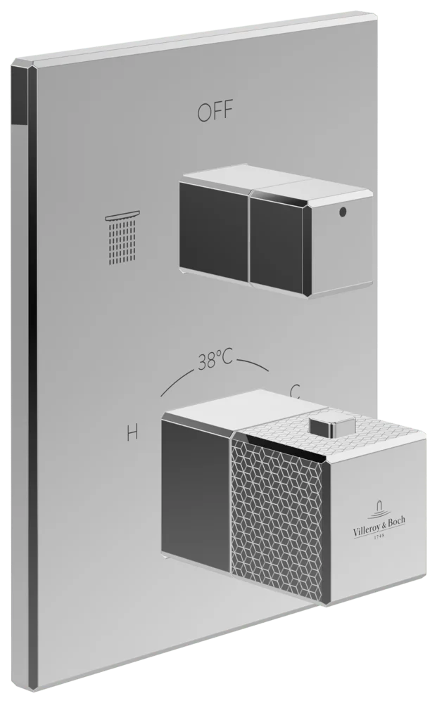 Villeroy & Boch Mettlach Unterputz-Thermostat YJ6-16 150x190x129mm Chrom Villeroy & Boch Mettlach Unterputz-Thermostat YJ6-16 150x190x129mm Chrom