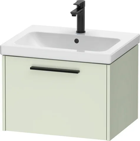 Duravit Waschtischunterschrank Wandhängend „D-Code“ 58,4 × 40 × 46 cm in Blassgrün Matt
