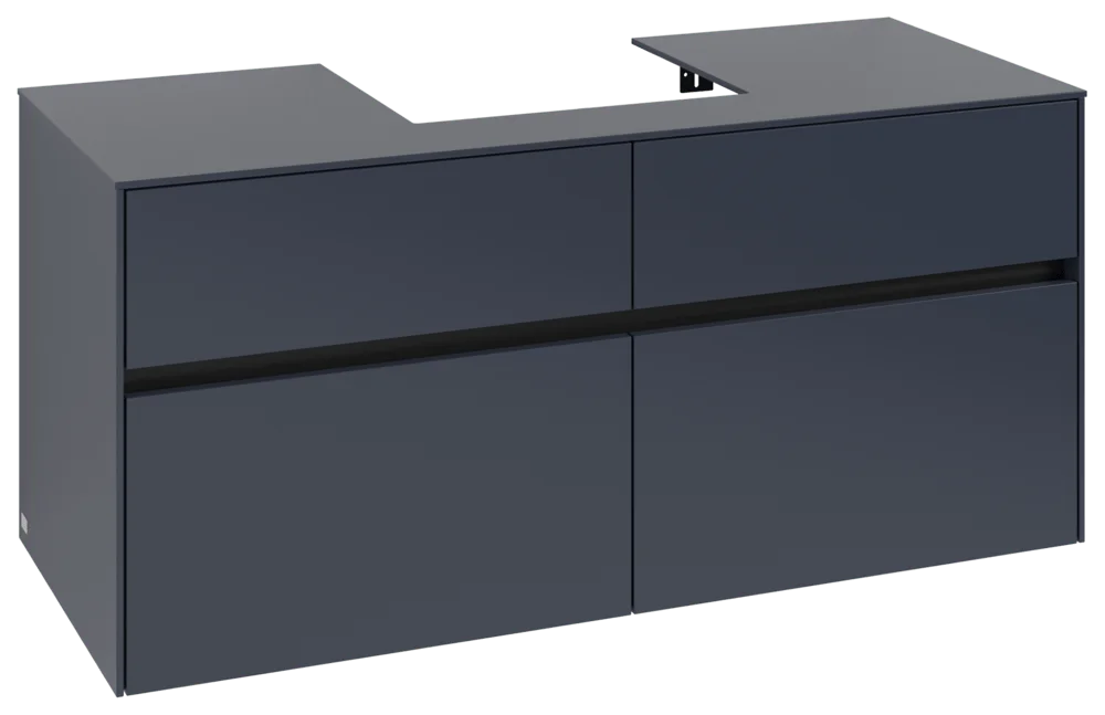 Villeroy & Boch Waschbeckenunterschrank Collaro C070B0 Marine Blue, 1.200 x 548 x 500 mm, mit Beleuchtung und SoftClosing Villeroy & Boch Waschbeckenunterschrank Collaro C070B0 Marine Blue, 1.200 x 548 x 500 mm, mit Beleuchtung und SoftClosing