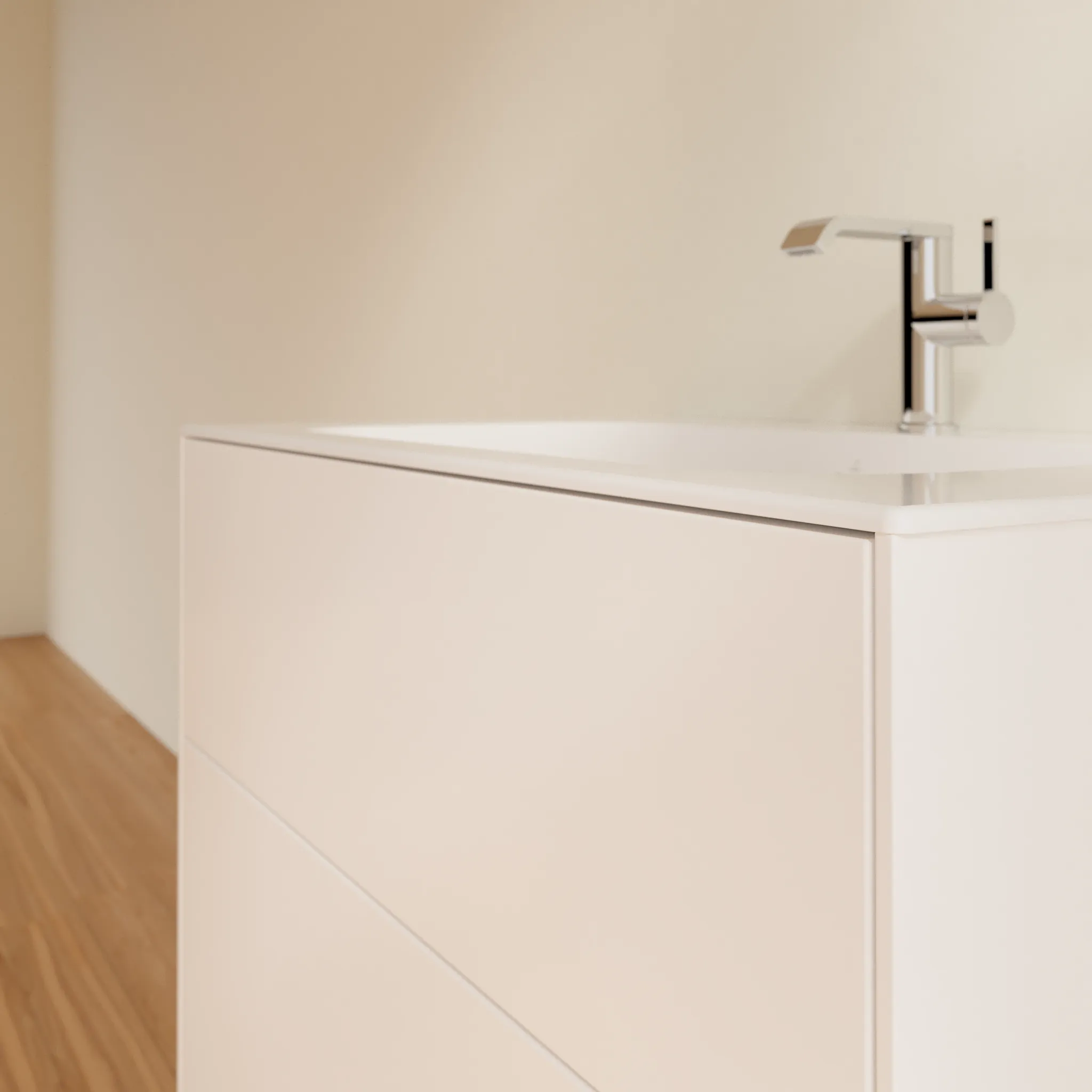 Villeroy & Boch Finion Waschbeckenunterschrank F01, 796x591x498mm, White Matt Lacquer Villeroy & Boch Finion Waschbeckenunterschrank F01, 796x591x498mm, White Matt Lacquer