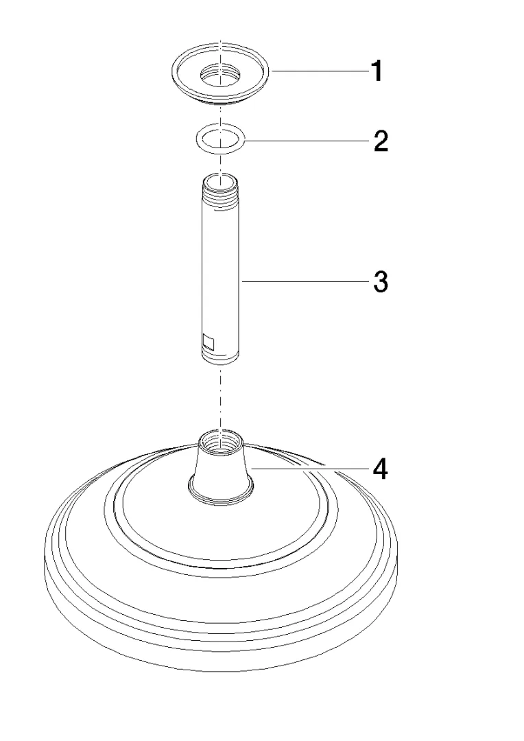 Regenbrause mit Deckenanbindung FlowReduce MADISON Chrom 28564977 Regenbrause mit Deckenanbindung FlowReduce MADISON Chrom 28564977