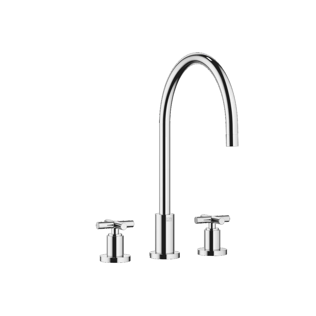 Dornbracht Tara Dreilochbatterie Chrom Dornbracht Tara Dreilochbatterie Chrom