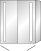 Sanipa Spiegelschrank „Alex“ 60 × 75 × 17,3 cm 