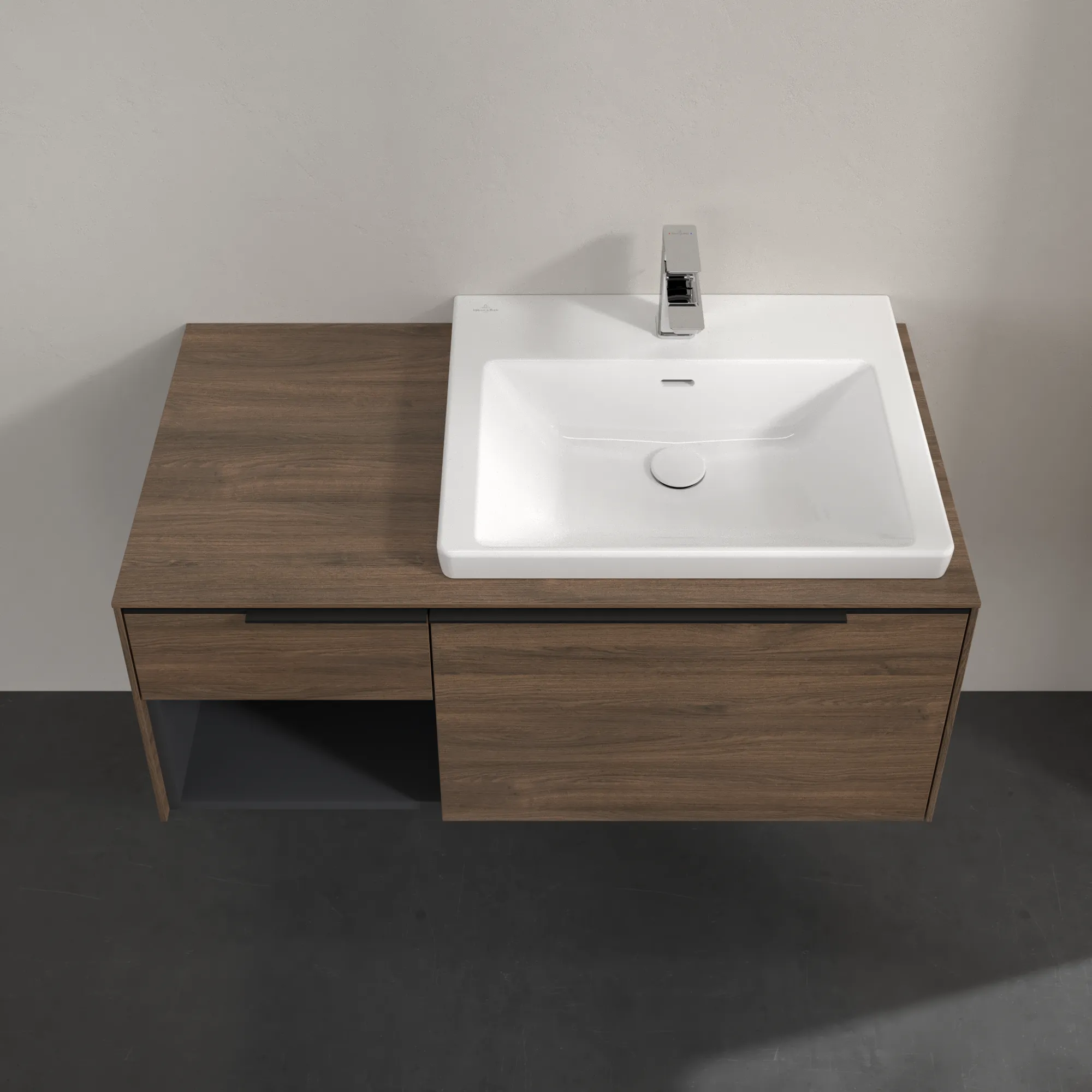 Villeroy & Boch Waschbeckenunterschrank Subway 3.0 Arizona Oak, 1001x423x500 mm, mit Beleuchtung und SoftClosing