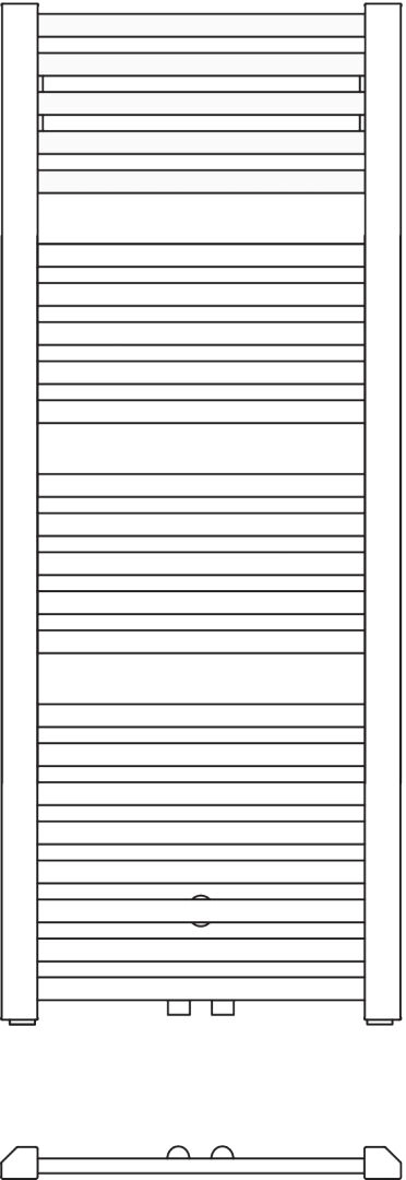 Kermi Design-Heizkörper „Geneo® quadris“ 44,7 × 149,4 cm in Graphit Metallic Kermi Design-Heizkörper „Geneo® quadris“ 44,7 × 149,4 cm in Graphit Metallic
