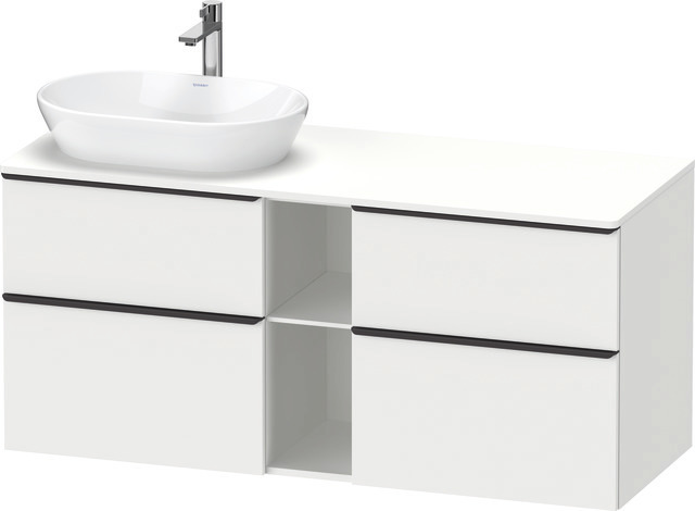 Duravit Waschtischunterschrank wandhängend „D-Neo“ 140 × 66,4 × 55 cm