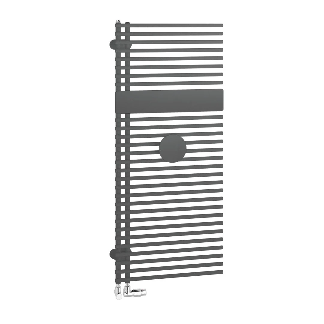 Kermi Design-Heizkörper „Credo® Half® round“ 45 × 180 cm in Graphit Metallic Kermi Design-Heizkörper „Credo® Half® round“ 45 × 180 cm in Graphit Metallic