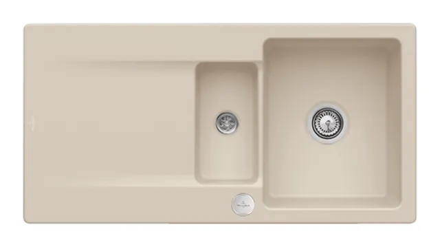 Villeroy & Boch Einbau-Küchenspülbecken „Siluet“ 60 R 1000 × 510 × 220 mm in Almond