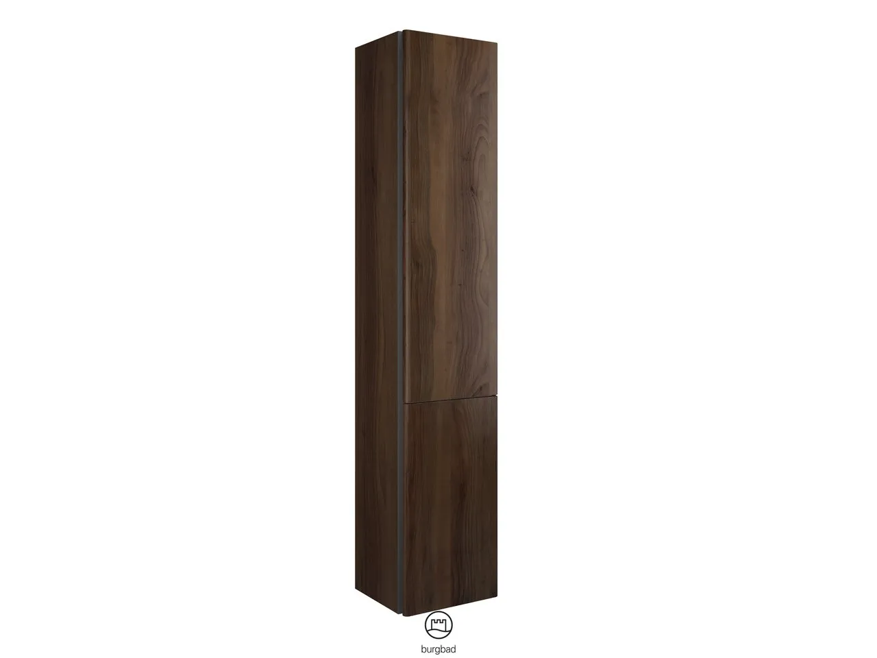 Hochschrank, 1 Tür;1 Wäschekippe;3 Glaseinlegeböden;1 fester Boden, Tiefe: 320 mm, Breite: 350 mm, Höhe: 1760 mm