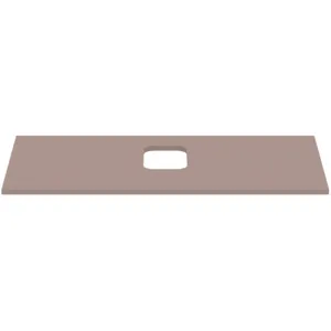 Ideal Standard Waschtischplatte i.life B, 1002x507x18 mm, Greige matt