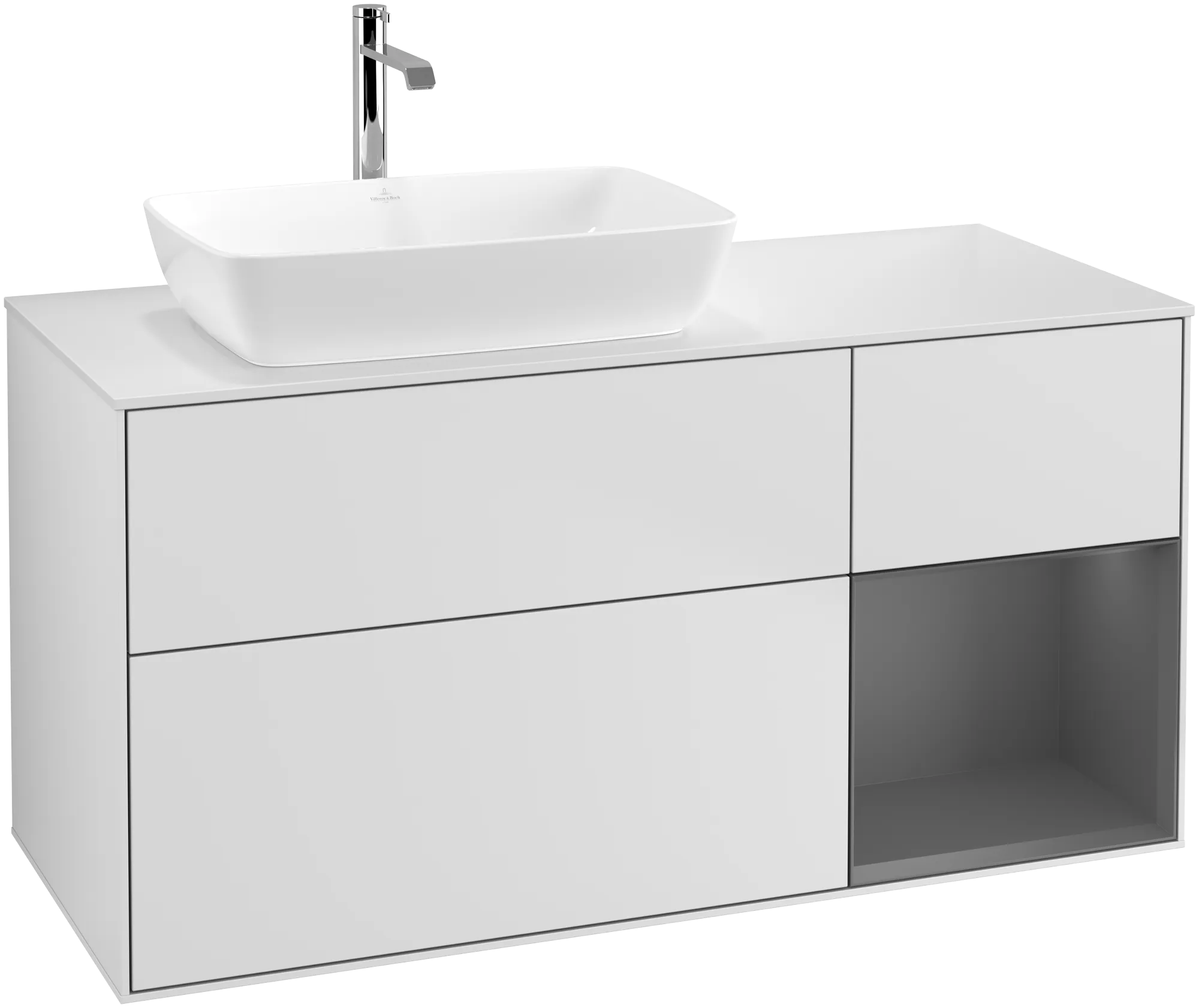Villeroy & Boch Waschbeckenunterschrank Finion F81, 1200x603x501mm, weiß