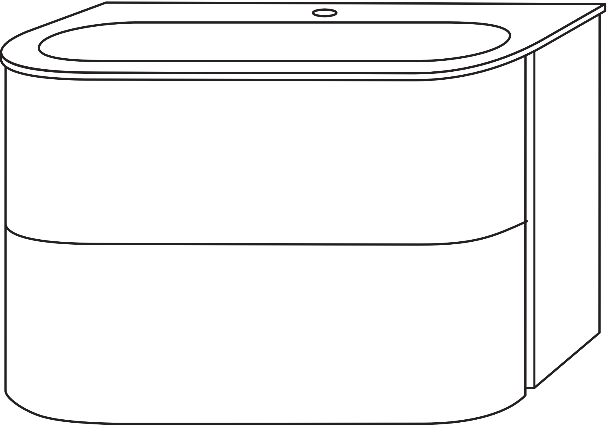 Keramik-Waschtisch-Set mit Waschtischunterschrank „4balance“ 78,4 × 51,4 × 52,2 cm in Eiche Nebraska, ohne Beleuchtung Keramik-Waschtisch-Set mit Waschtischunterschrank „4balance“ 78,4 × 51,4 × 52,2 cm in Eiche Nebraska, ohne Beleuchtung