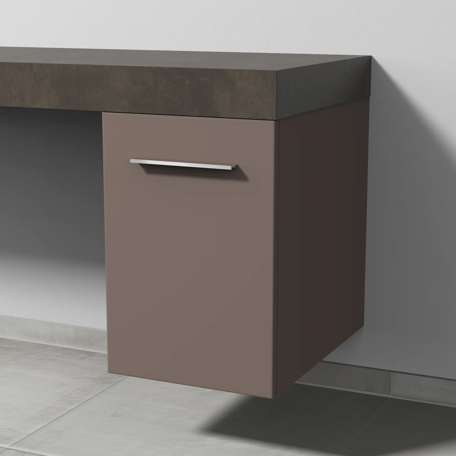Sanipa Anbauschrank „2morrow“ 350 × 510 × 520 mm in Taupe (matt)