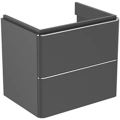 Ideal Standard Adapto Untere Schubladenfront Anthrazit matt lackiert 570 mm für Waschtischunterschrank Ideal Standard Adapto Untere Schubladenfront Anthrazit matt lackiert 570 mm für Waschtischunterschrank