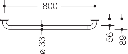 HEWI Haltegriff „Serie 801“ in Senfgelb