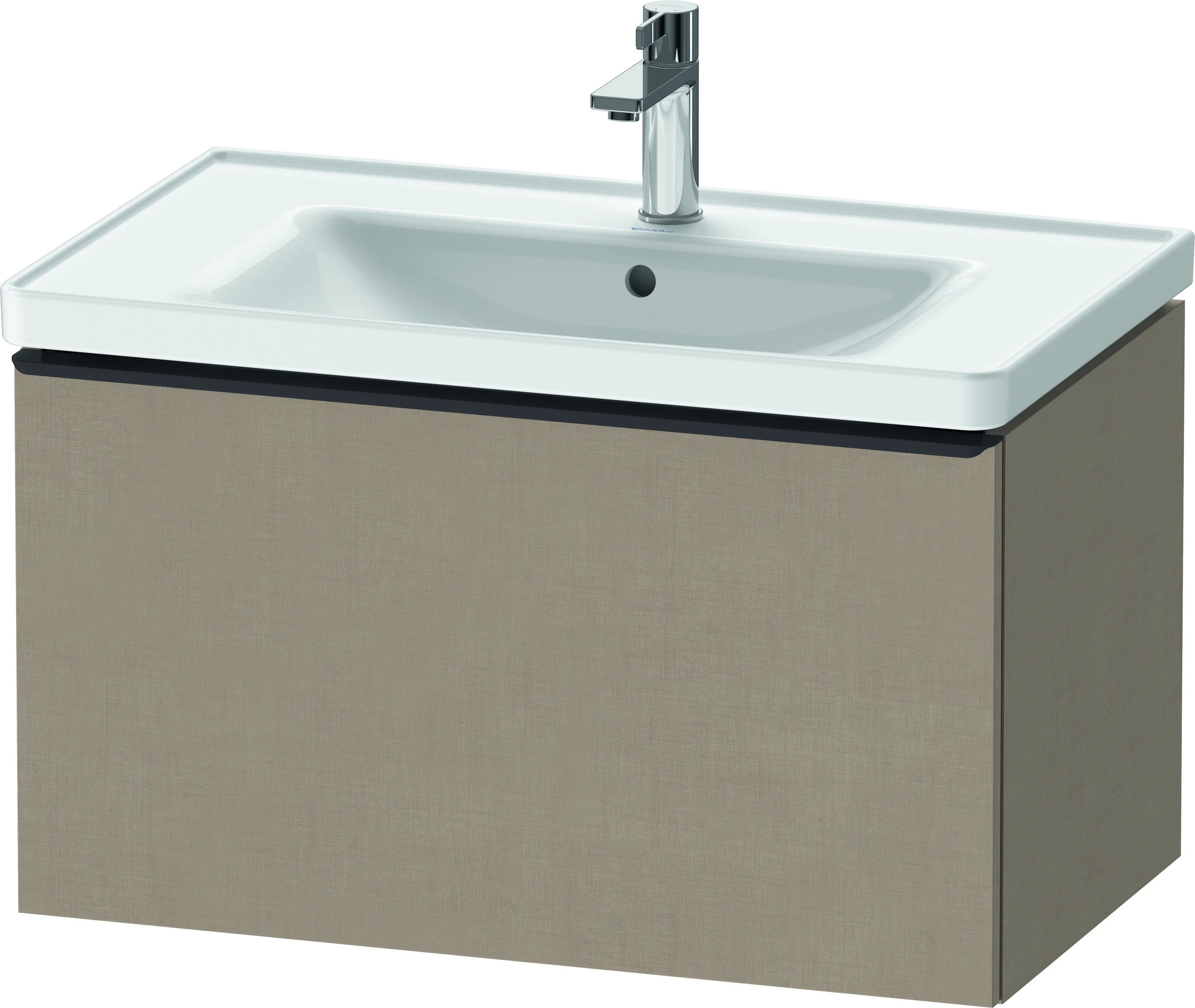 Duravit Waschtischunterschrank wandhängend „D-Neo“ 78,4 × 44 × 45,2 cm Leinen