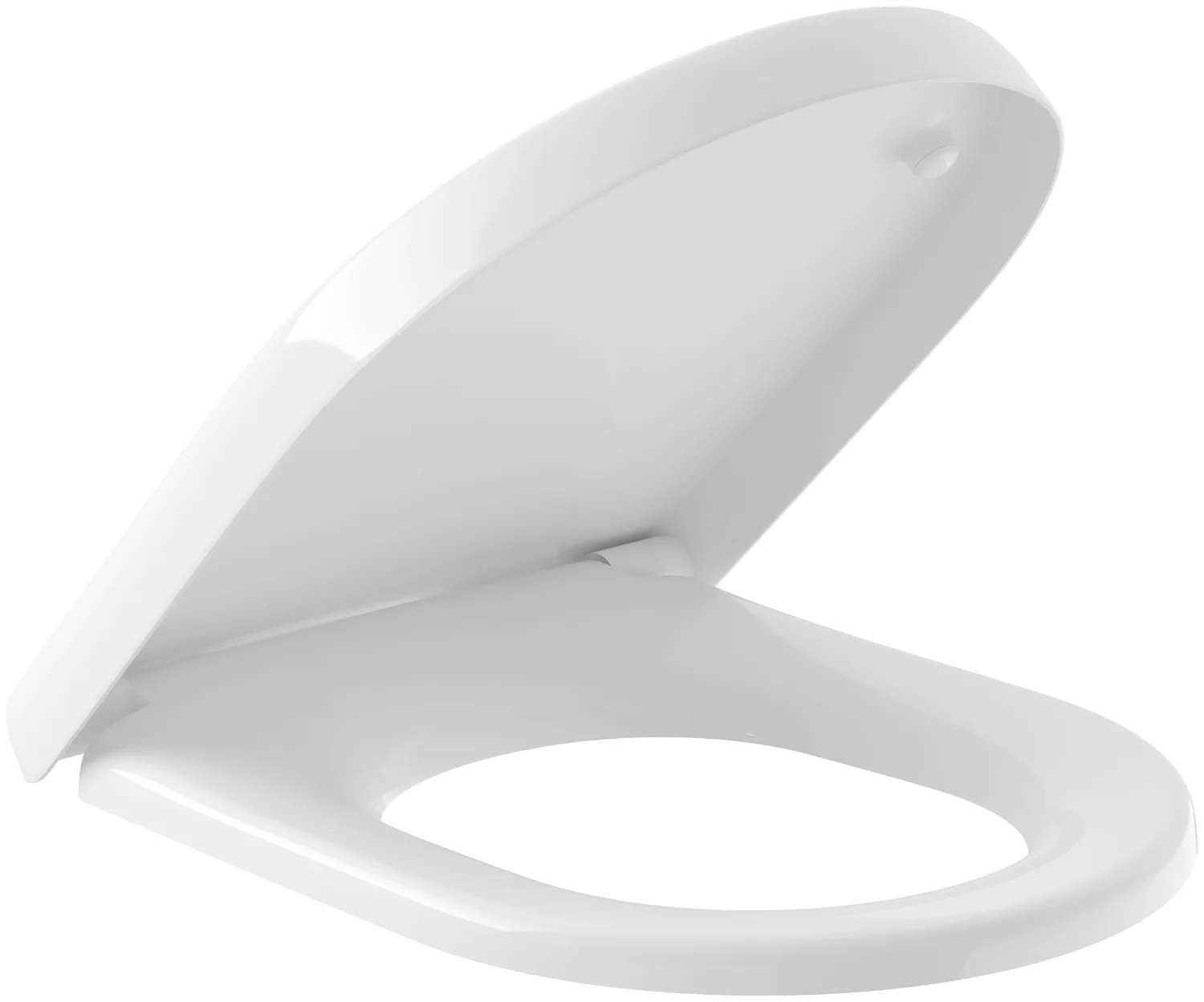 Villeroy & Boch WC-Sitz „Newo“ 373 × 445 × 50 mm in Weiß Alpin, Soft Closing, Quick Release