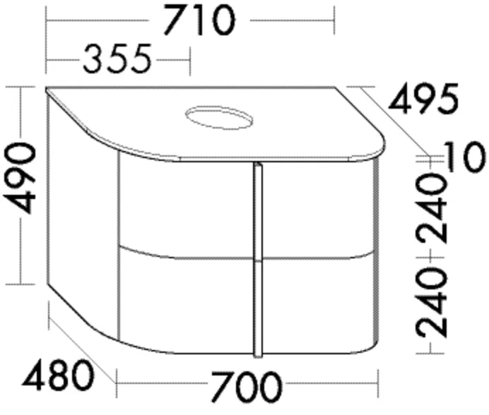burgbad Badmöbelset „Lavo2.0“ vertikaler Griff, Zierleiste und Alufüße chrom, in Eiche Dekor Silber burgbad Badmöbelset „Lavo2.0“ vertikaler Griff, Zierleiste und Alufüße chrom, in Eiche Dekor Silber