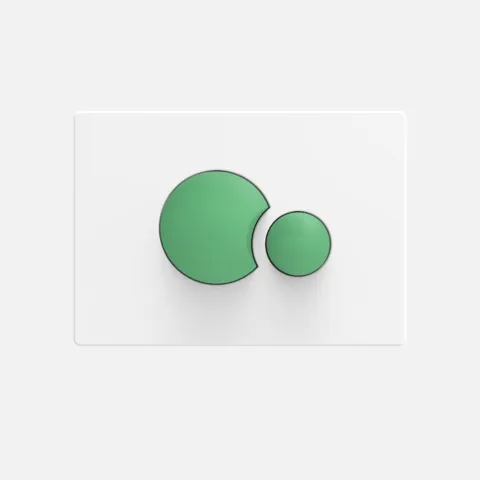 Betätigungsplatte „S 706“ für Kindergärten / Kindertagesstätten in weiß Betätigungsplatte „S 706“ für Kindergärten / Kindertagesstätten in weiß