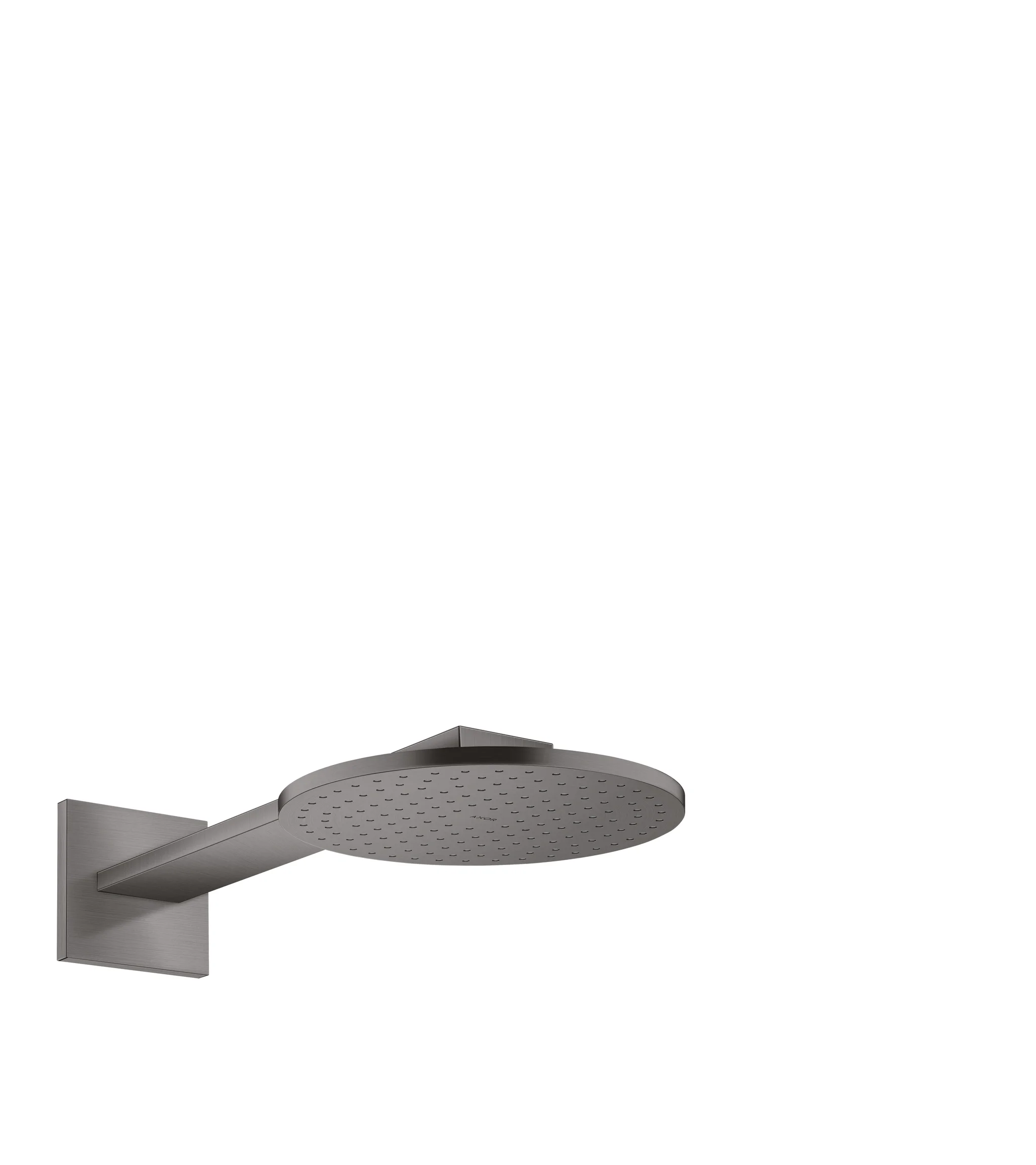 Hansgrohe AXOR ShowerSolutions Kopfbrause 250 2jet mit Brausearm, Brushed Black Chrome Hansgrohe AXOR ShowerSolutions Kopfbrause 250 2jet mit Brausearm, Brushed Black Chrome