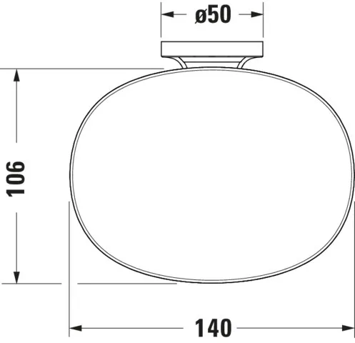 Seifenschale Starck T, Chrom inkl. Glas Weiß matt