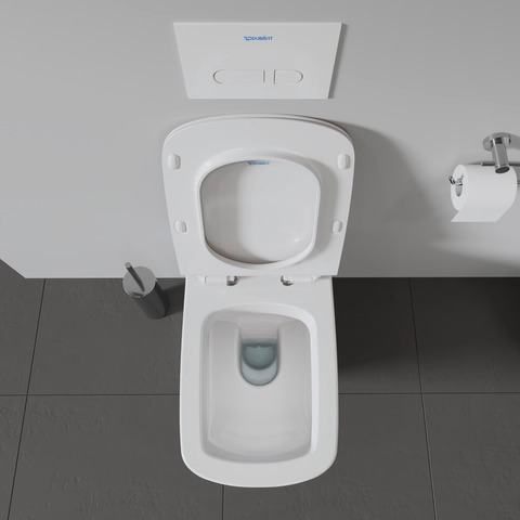 Wand-WC DuraStyle 620 mm Tiefspüler, Durafix, weiß