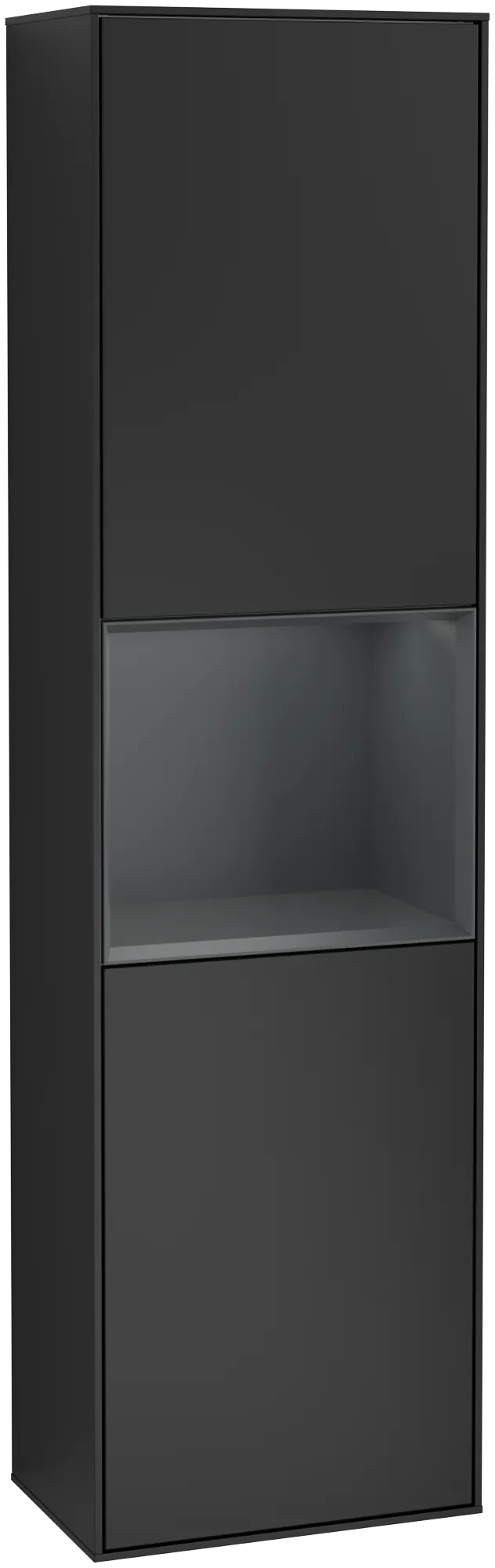 Villeroy & Boch Finion Hochschrank G47, 418x1516x270mm, Black Matt/LMidnight Blue