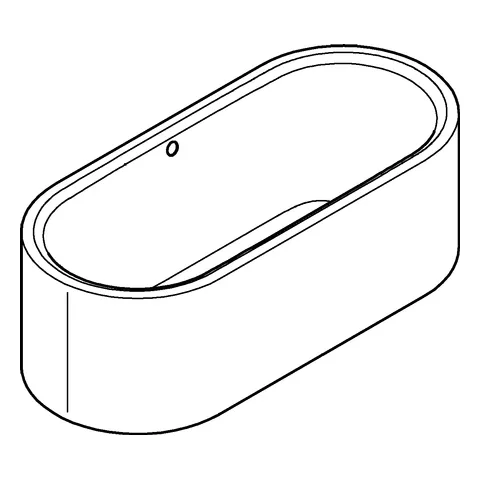 Grohe Badewanne Essence 39729 freistehend, 180 x 80 cm, Titan-Stahl, alpinweiß Grohe Badewanne Essence 39729 freistehend, 180 x 80 cm, Titan-Stahl, alpinweiß