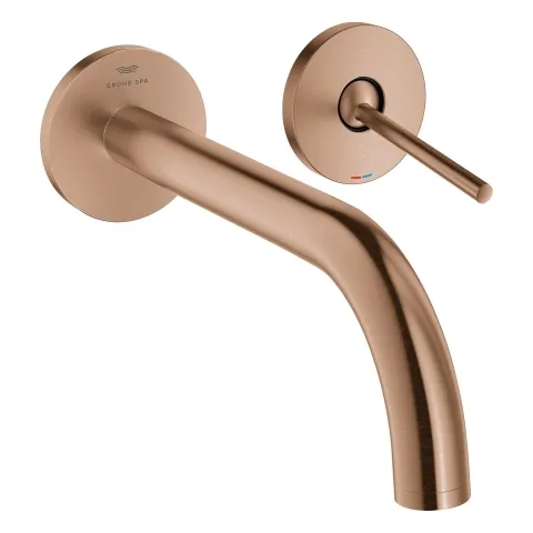 Grohe Atrio 2-Loch-Waschtischbatterie Wandmontage warm sunset geb. Grohe Atrio 2-Loch-Waschtischbatterie Wandmontage warm sunset geb.