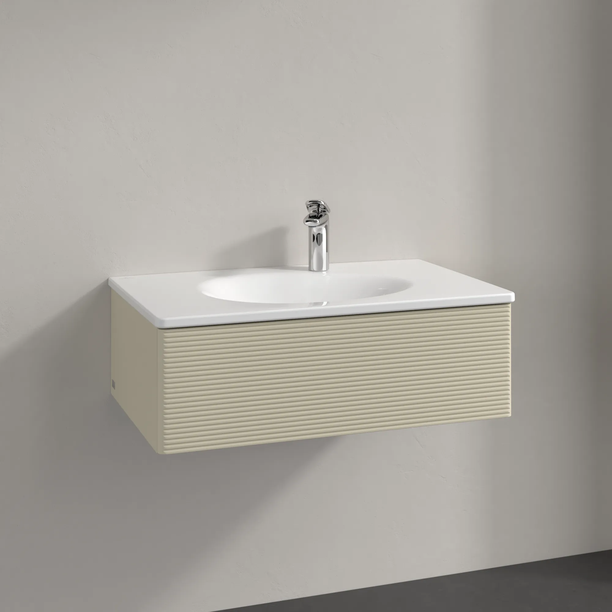 Villeroy & Boch Antao Waschbeckenunterschrank K01, 788x256x496 mm, Silk Grey Matt