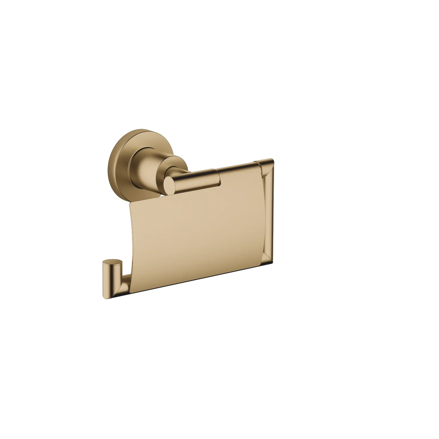 Dornbracht Tara Papierreolenhalter mit Deckel Dark Brass gebürstet