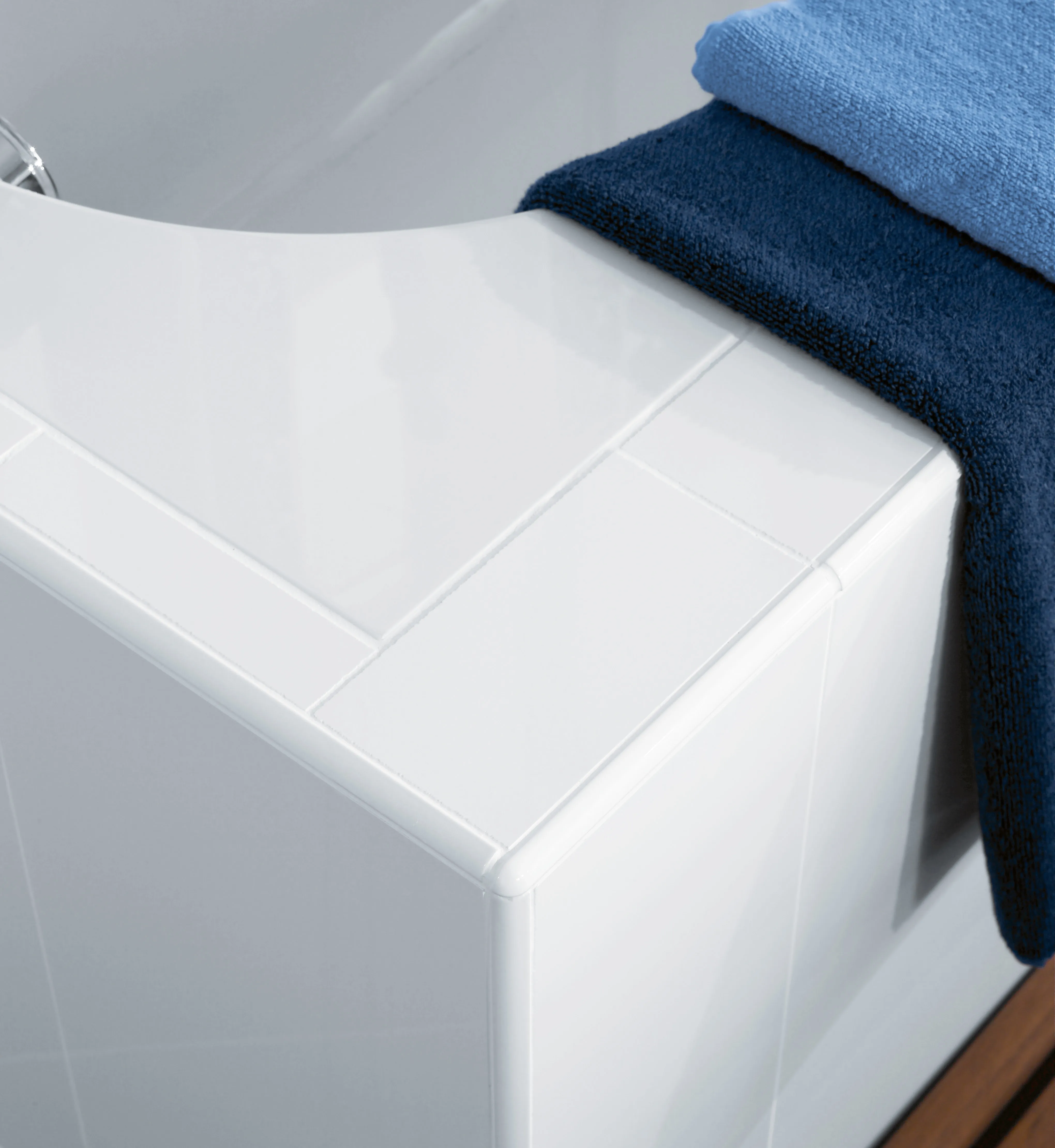 Villeroy & Boch Badewanne „Oberon“ rechteck 170 × 75 cm, Fußablauf