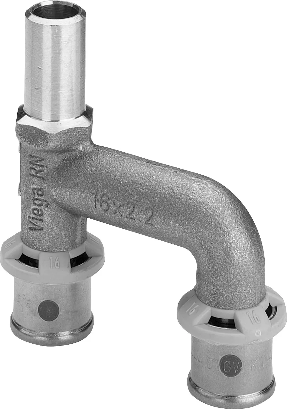 Viega „Sanfix P“ Fitting mit 3 Anschlüssen Viega „Sanfix P“ Fitting mit 3 Anschlüssen