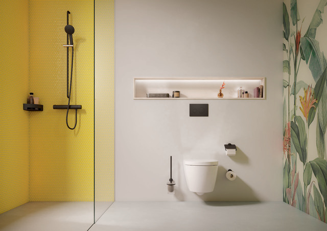 HEWI Toilettenbürstengarnitur „System 815“ 10,2 × 43,7 cm in #Farbe#