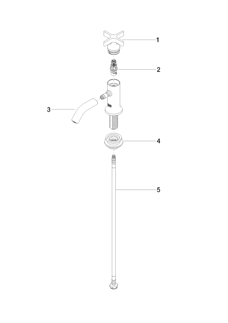 Dornbracht VAIA Standventil Kaltwasser Chrom Dornbracht VAIA Standventil Kaltwasser Chrom